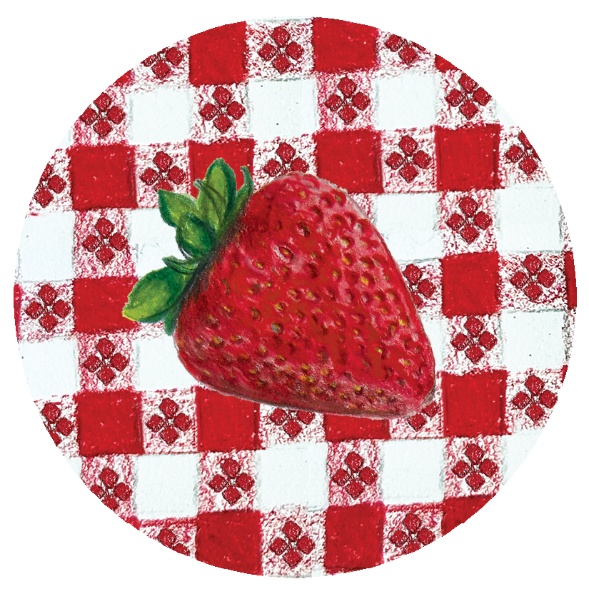 Strawberry Trinket Dish