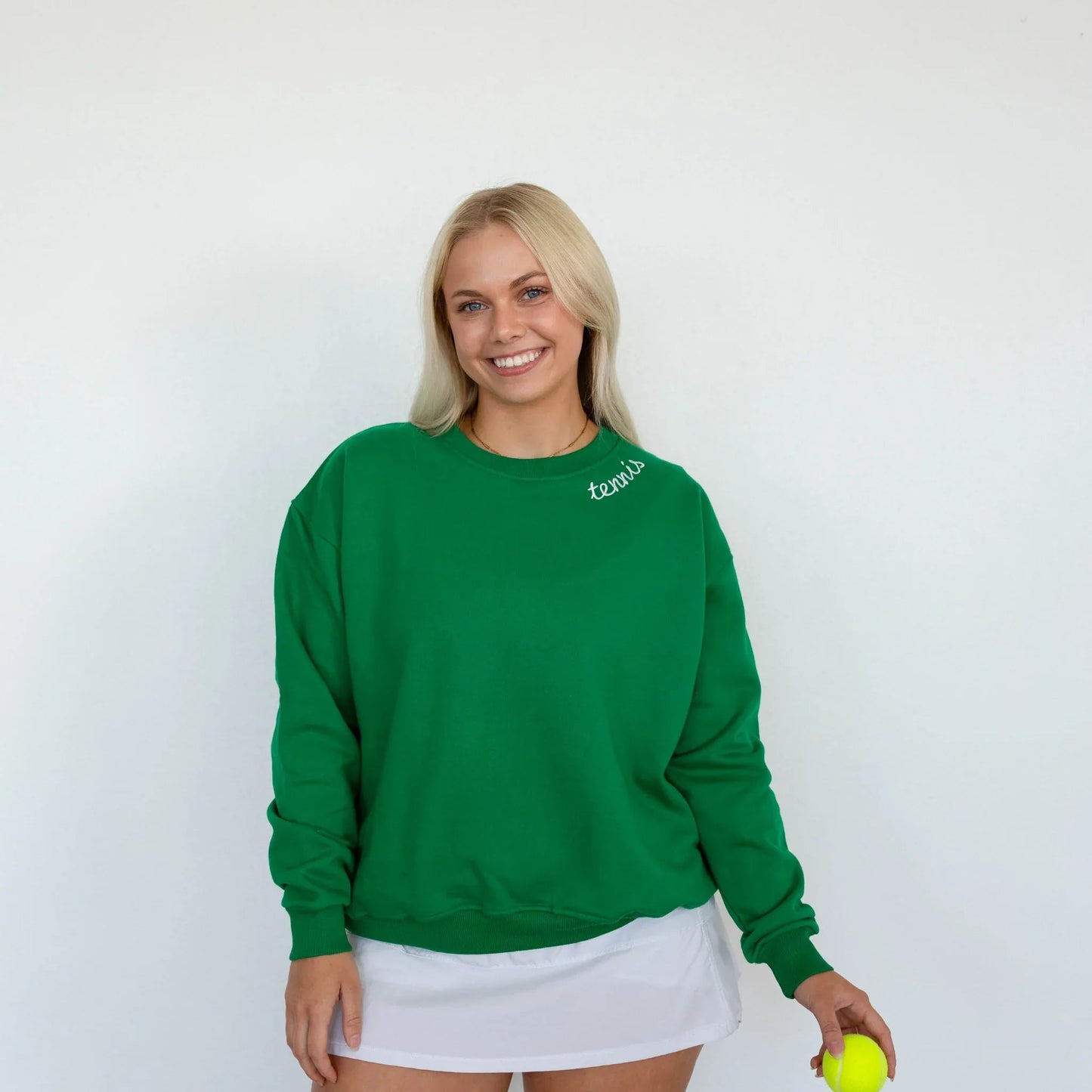 Tennis patches sweatshirt