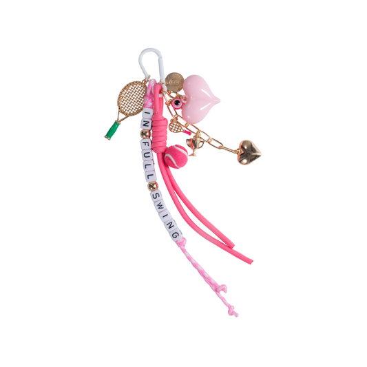 Hot Shot Pink bag charm — alternate view 2