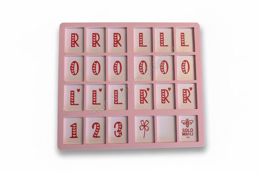 SoloMahj Clover Board – Sweetheart Edition (Pink)