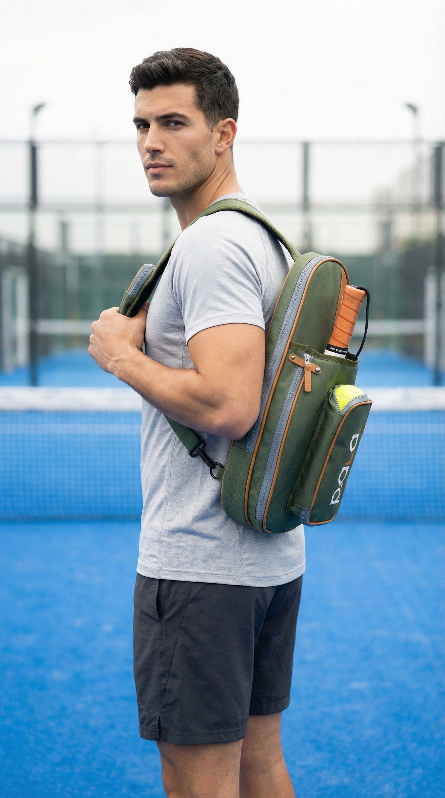 Padel Essentials Green Bag – Lightweight & Functional