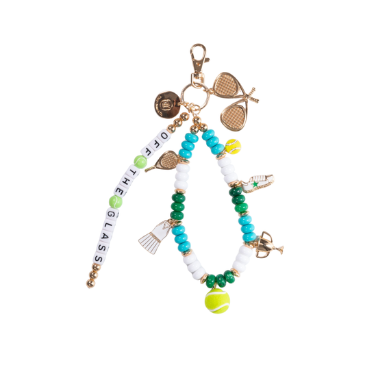 Padel Off The Glass bag charm — alternate view 2