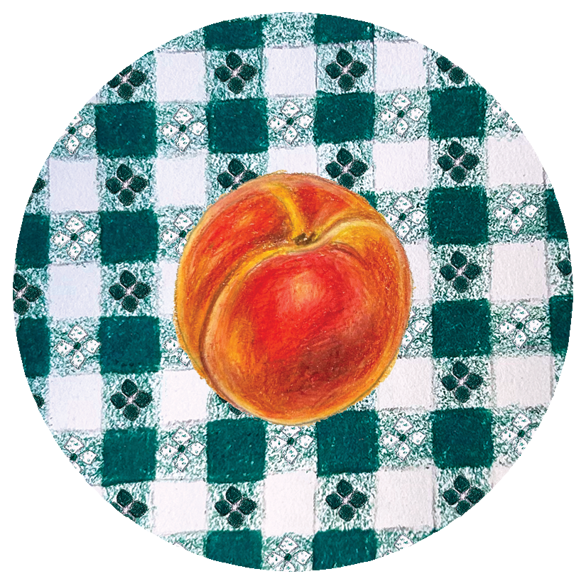 Peach Trinket Dish