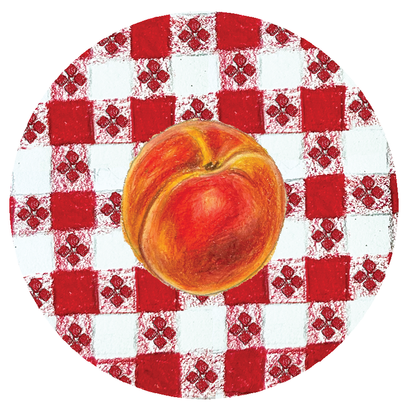 Peach Trinket Dish
