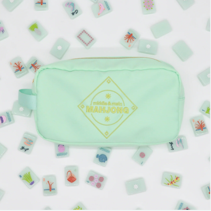 Middle + Main Barrier Island Tile Mahjong Set
