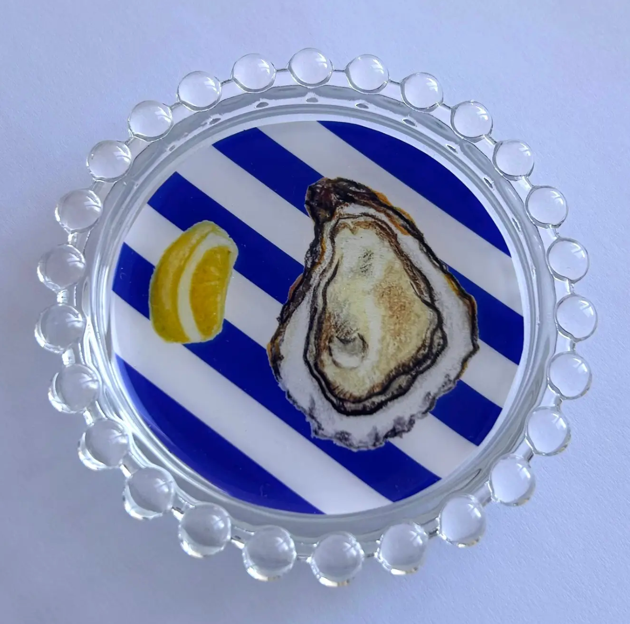 Striped Oyster Trinket Dish