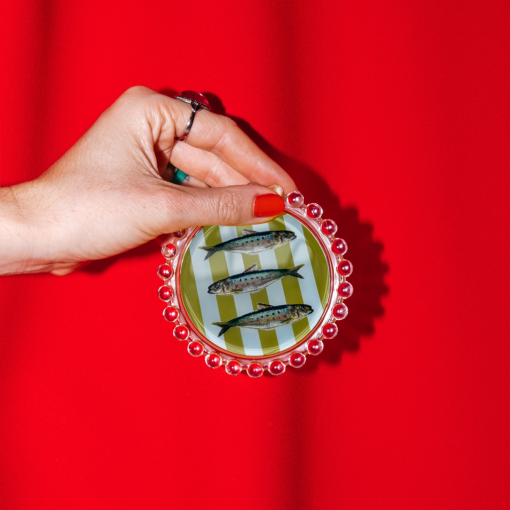 Striped Sardines Trinket Dish