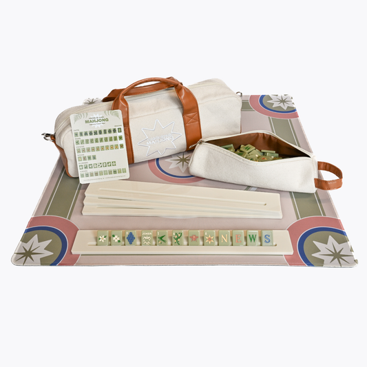 Middle + Main Odyssey travel Mahjong bundle in sage green