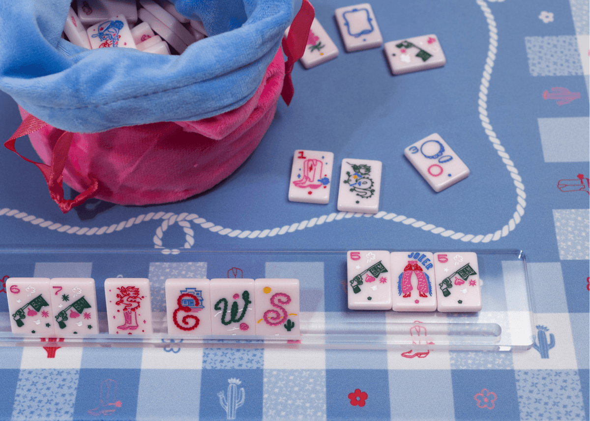 Mini Miss Cowgirl Travel Mahjong Bundle