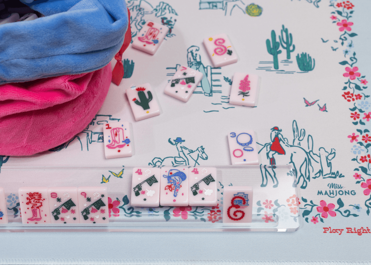 Mini Miss Cowgirl Travel Mahjong Bundle