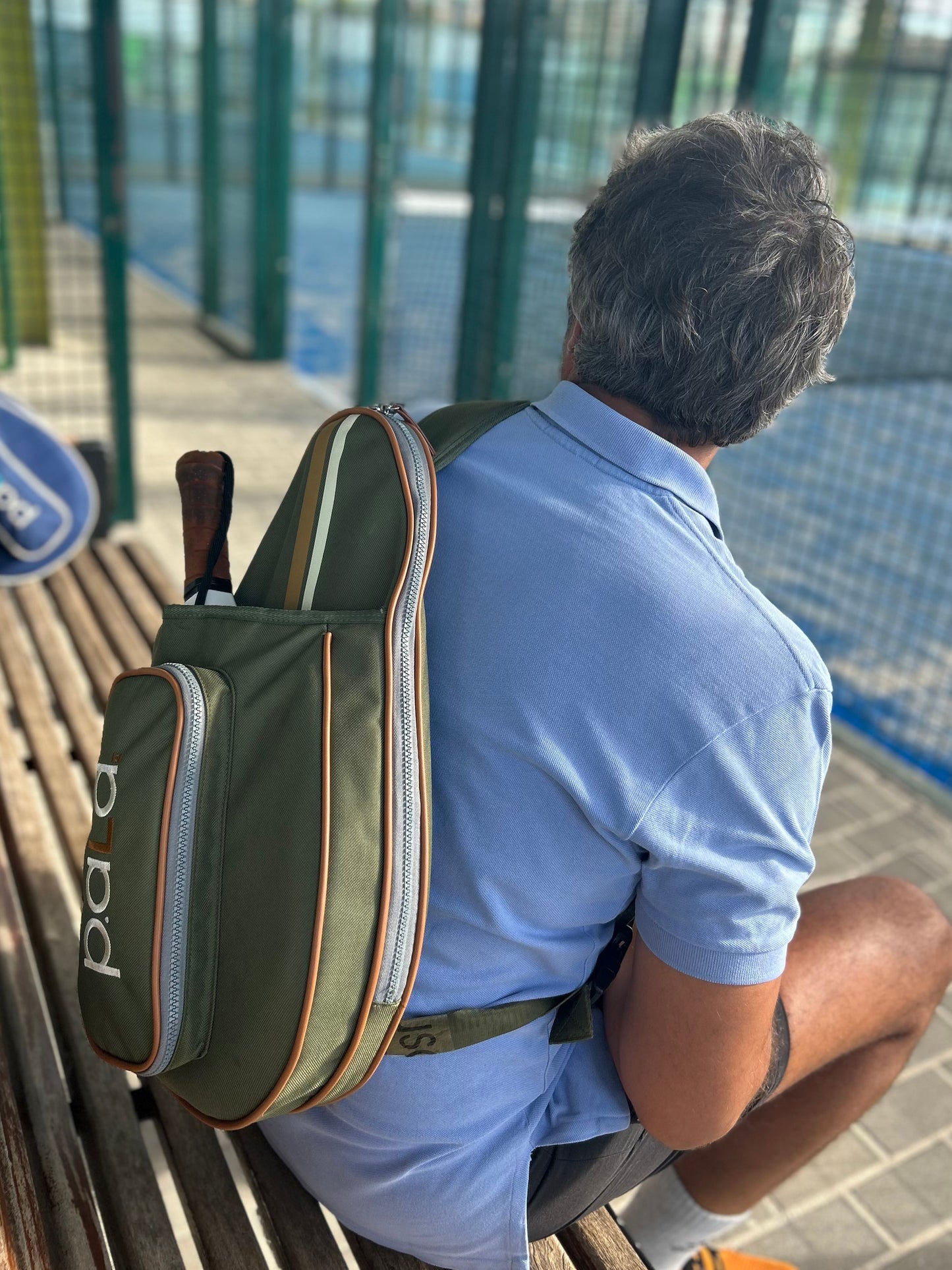 Padel Essentials Green Bag – Lightweight & Functional