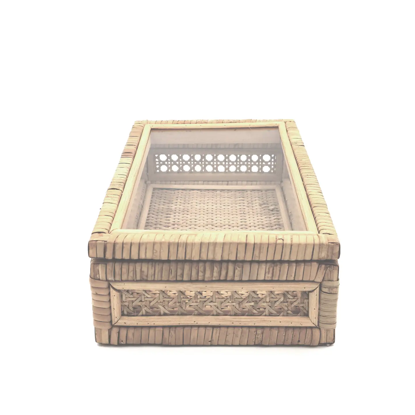 Rattan Tile Box