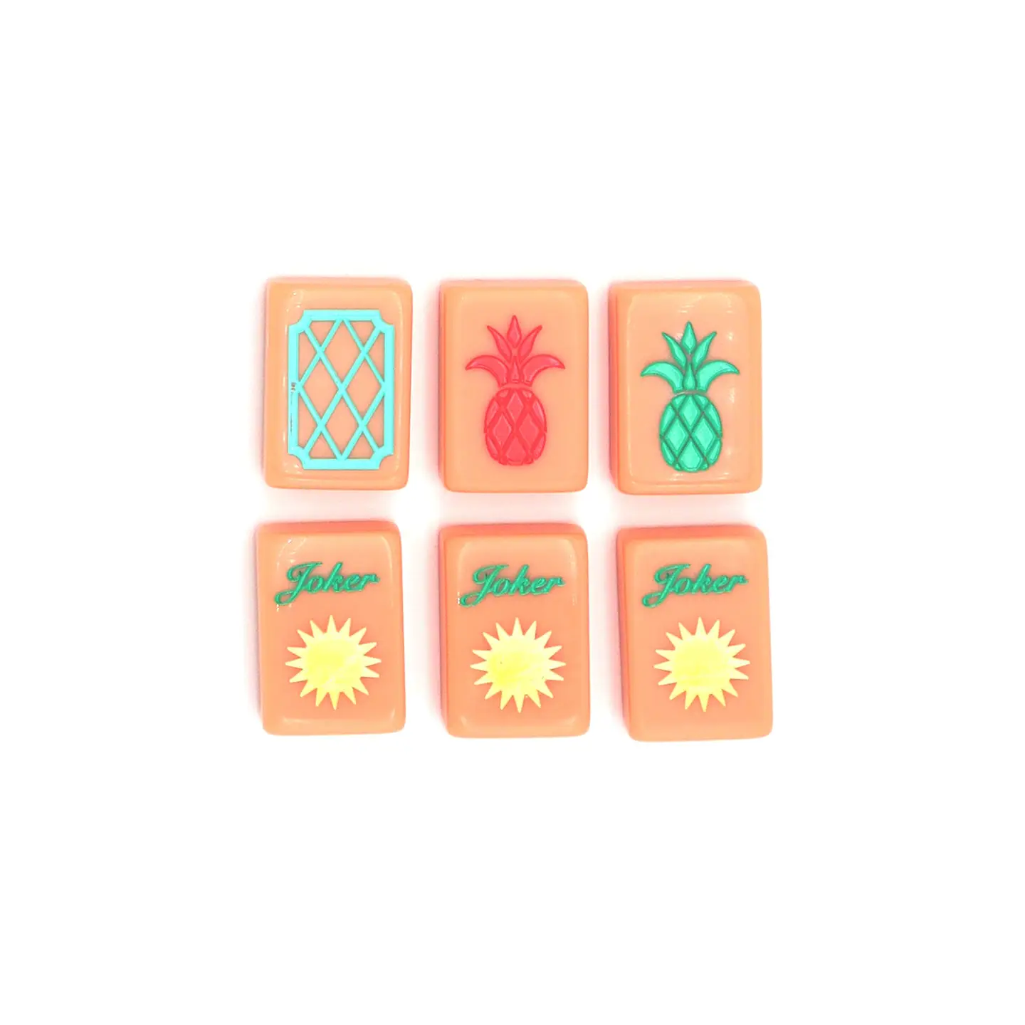 Salmon Island Mahjong Tiles by The Mahjong House