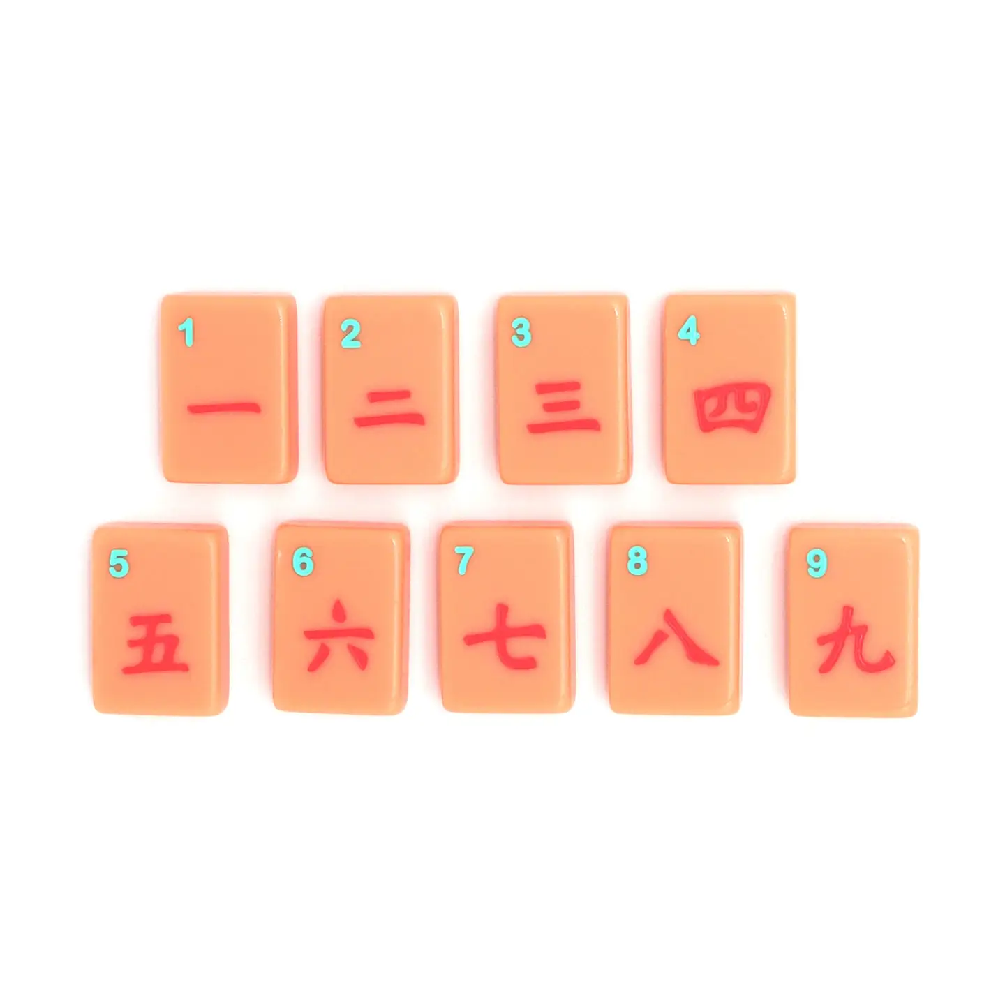 Salmon Island Mahjong Tiles by The Mahjong House