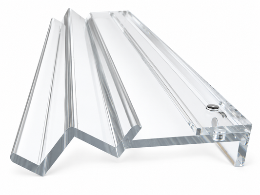 Clear acrylic double mahjong racks