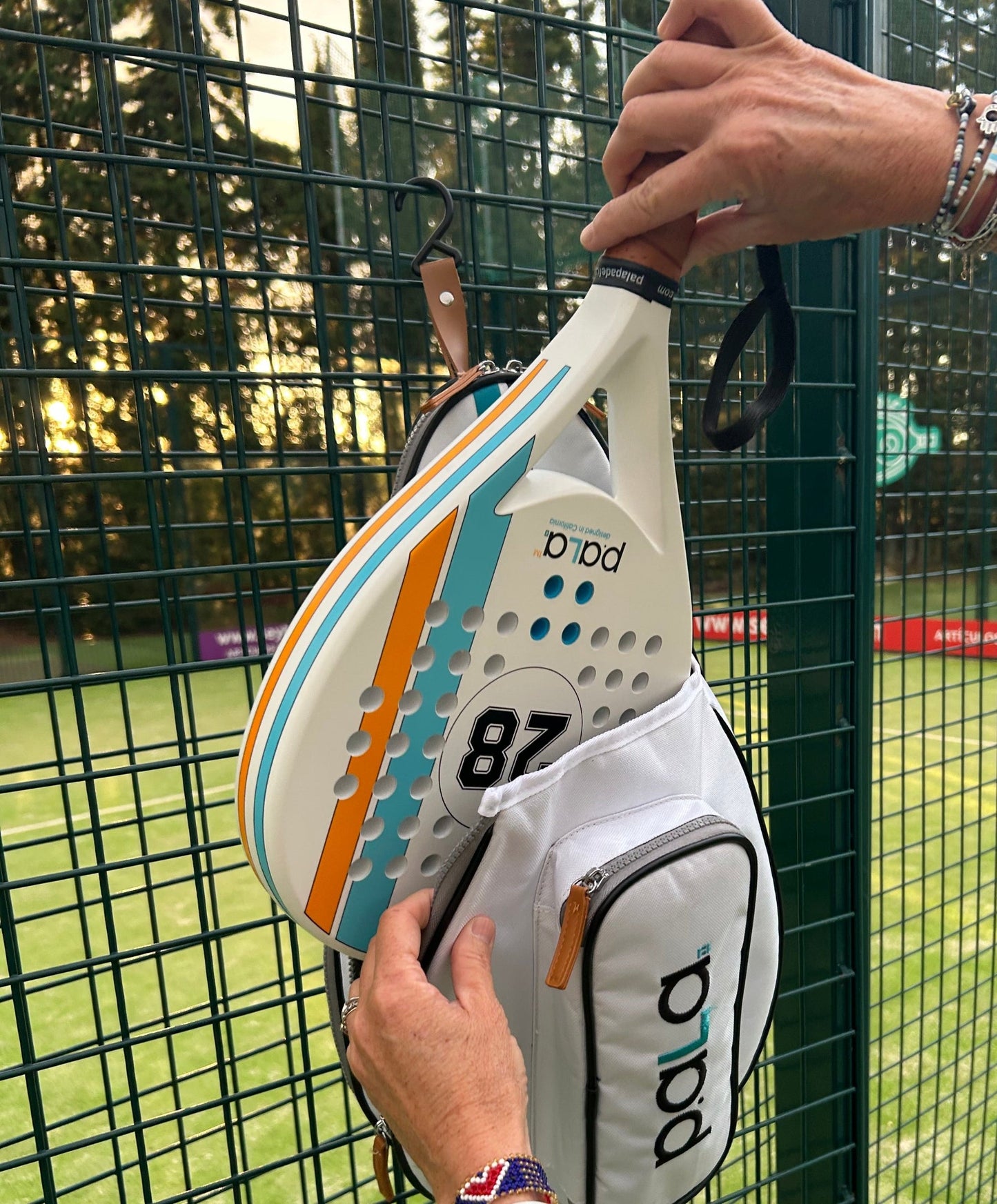 Padel Essentials White Bag – Lightweight & Functional