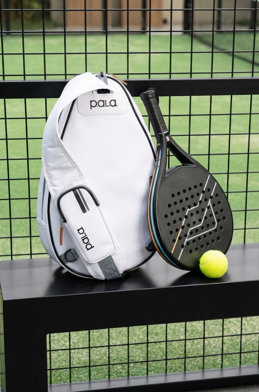 Padel Essentials White Bag – Lightweight & Functional
